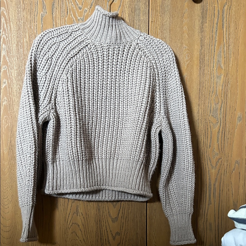 H&M Taupe Turtleneck Sweater